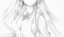 漫画少女素描,少女的纯真时光